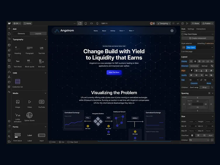 Webflow UI